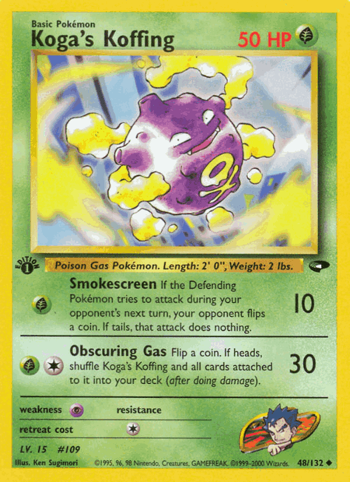Koga's Koffing 48, Gym Challenge