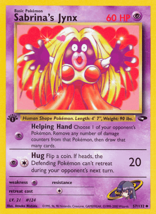 Sabrina's Jynx 57, Gym Challenge