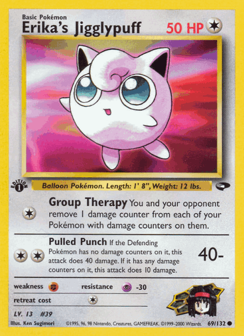 Erika's Jigglypuff 69, Gym Challenge