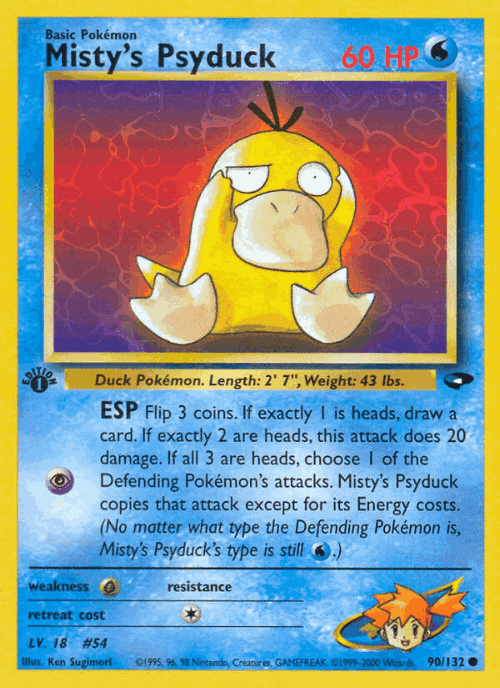 Misty's Psyduck 90, Gym Challenge