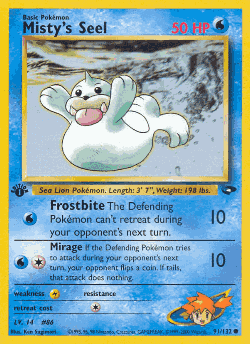 Misty's Seel 91, Gym Challenge