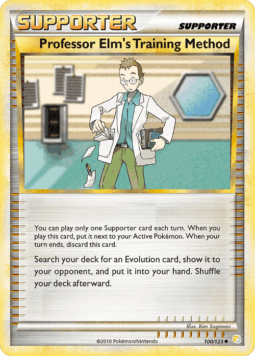 Professor Elm's Training Method 100, HeartGold & SoulSilver