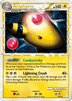Ampharos 105, HeartGold & SoulSilver