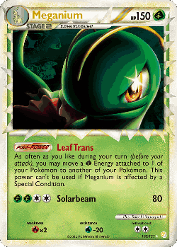 Meganium card art
