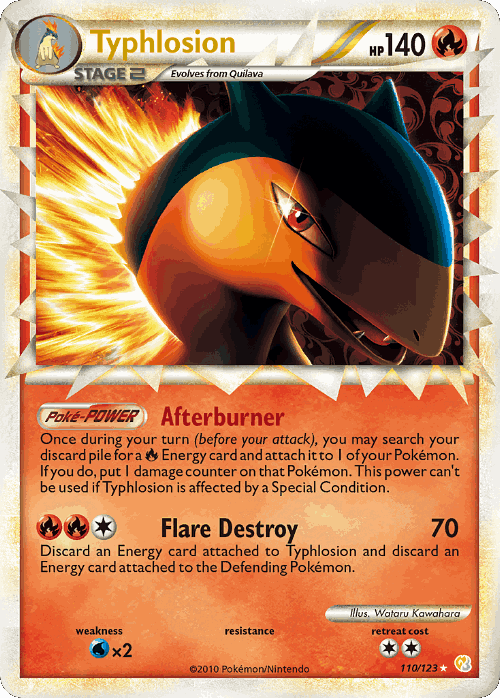 Typhlosion card art