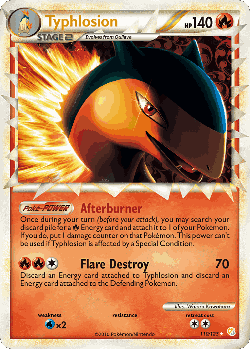 Typhlosion card art