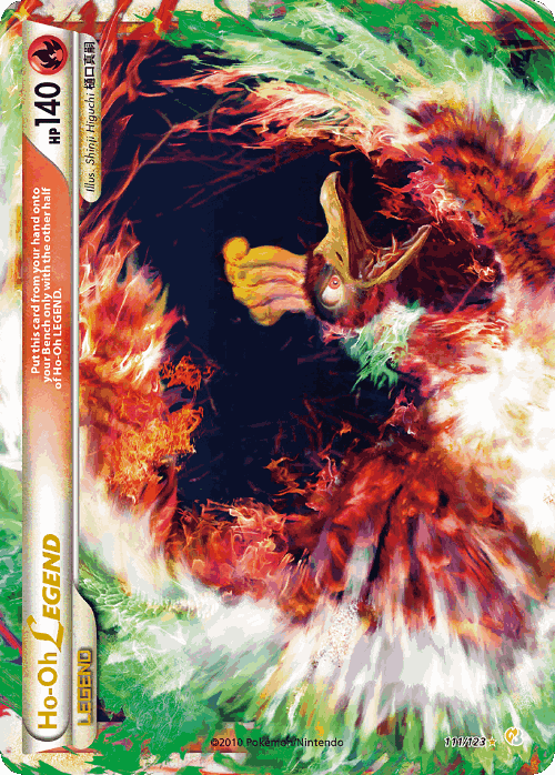 Ho-Oh LEGEND Pokémon TCG card art