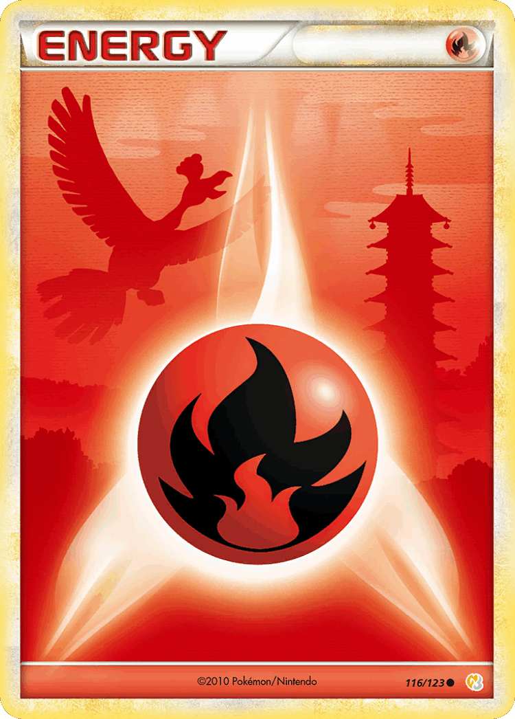 Fire Energy #116 from HeartGold & SoulSilver - Common
