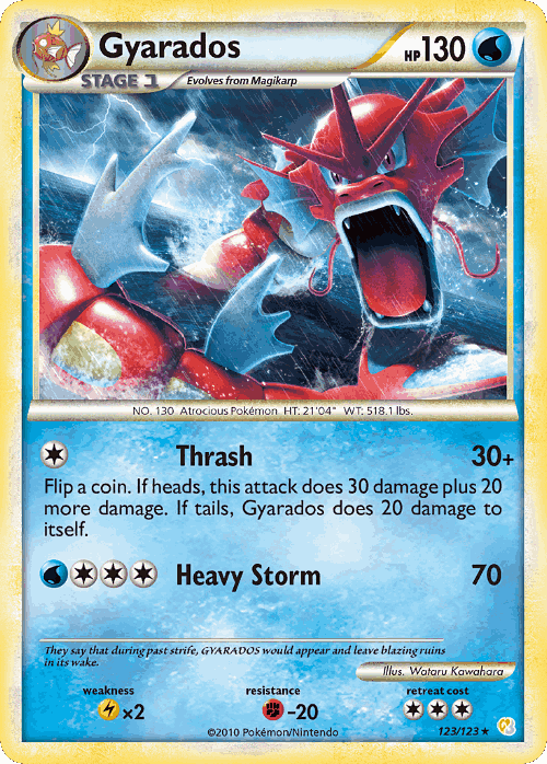 Gyarados 123, HeartGold & SoulSilver