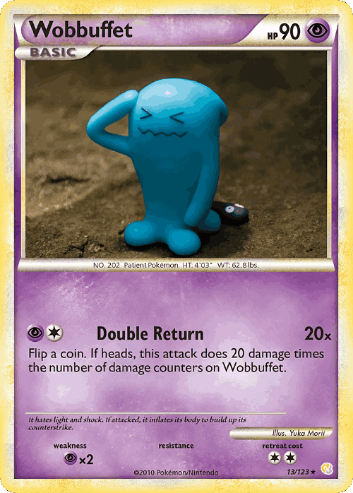 Wobbuffet Pokémon TCG card art