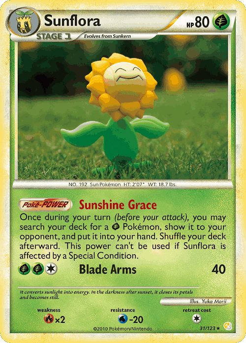 Sunflora 31, HeartGold & SoulSilver