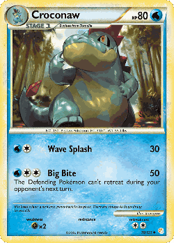 Croconaw 38, HeartGold & SoulSilver