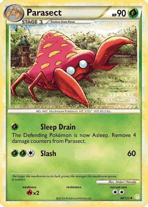 Parasect 48, HeartGold & SoulSilver