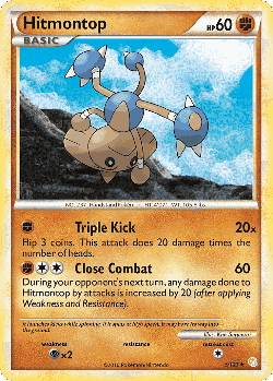 Hitmontop Pokémon TCG card art