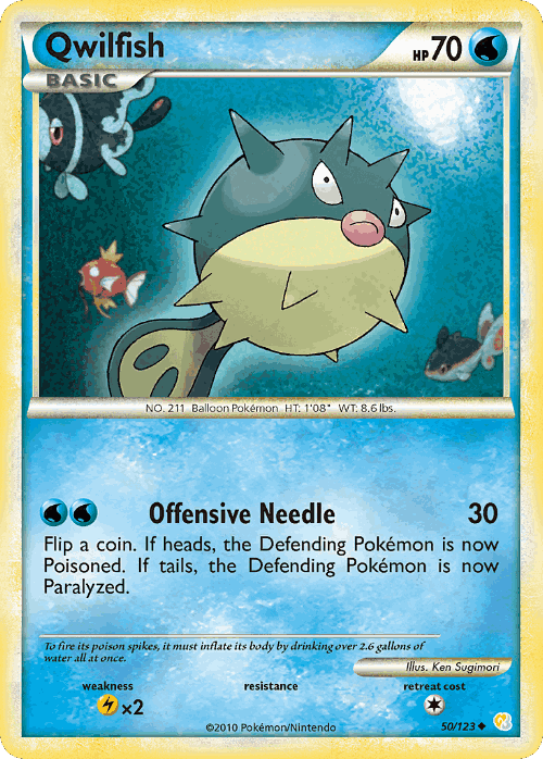 Qwilfish 50, HeartGold & SoulSilver