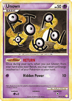 Unown 54, HeartGold & SoulSilver