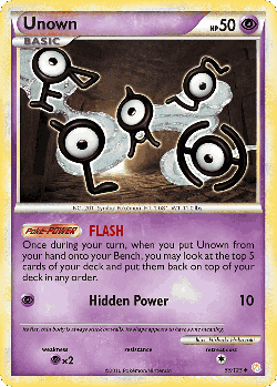 Unown 55, HeartGold & SoulSilver