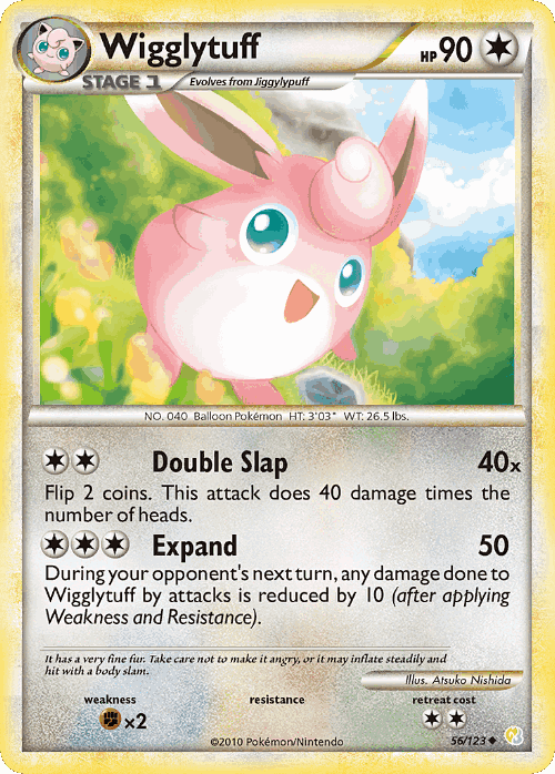 Wigglytuff 56, HeartGold & SoulSilver