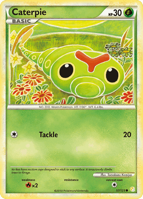 Caterpie 57, HeartGold & SoulSilver