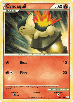 Cyndaquil 61, HeartGold & SoulSilver