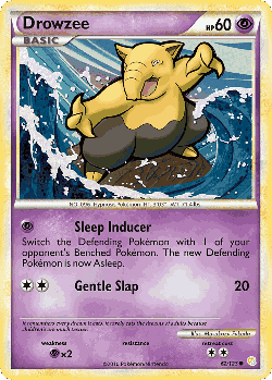 Drowzee 62, HeartGold & SoulSilver