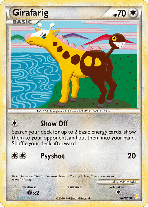 Girafarig 64, HeartGold & SoulSilver