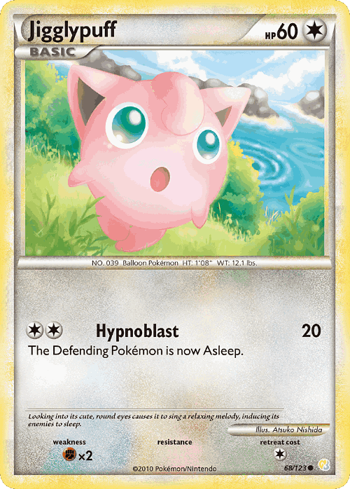 Jigglypuff 68, HeartGold & SoulSilver