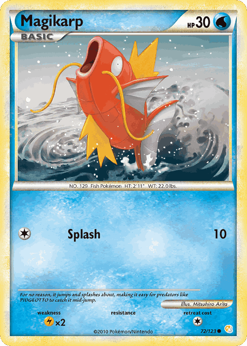 Magikarp 72, HeartGold & SoulSilver