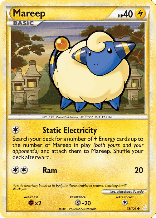 Mareep 73, HeartGold & SoulSilver