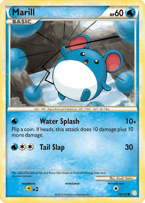 Marill 74, HeartGold & SoulSilver