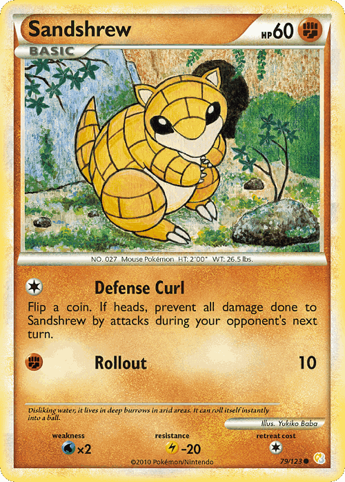 Sandshrew 79, HeartGold & SoulSilver