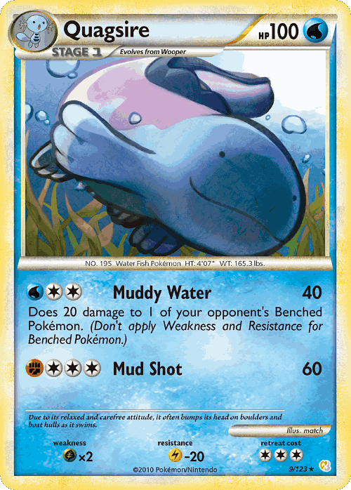 Quagsire Pokémon TCG card art
