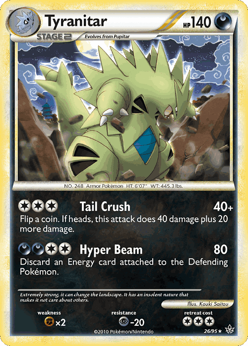 Tyranitar 26, HS—Unleashed