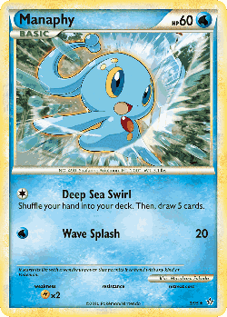 Manaphy Pokémon TCG card art