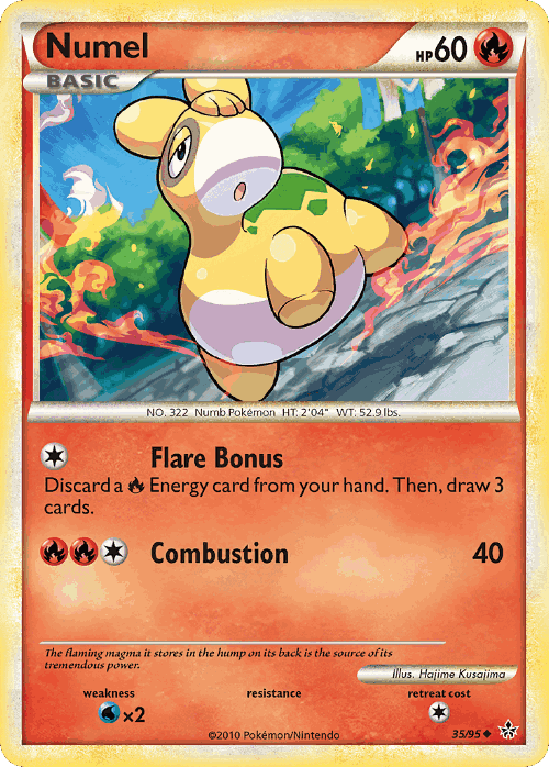 Numel #35 from HS—Unleashed - Uncommon - Illustrated by Hajime Kusajima