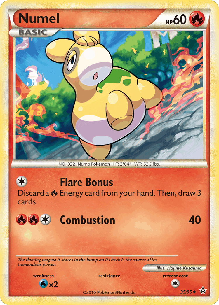 Numel #35 from HS—Unleashed - Uncommon - Illustrated by Hajime Kusajima