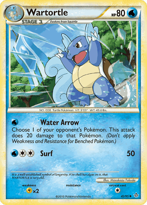 Wartortle 42, HS—Unleashed
