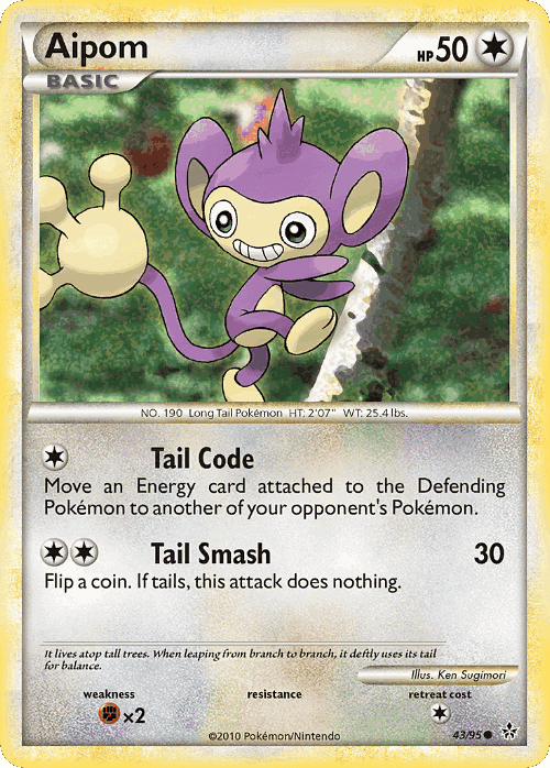 Aipom 43, HS—Unleashed