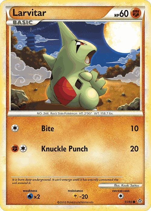 Larvitar 51, HS—Unleashed
