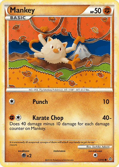 Mankey 53, HS—Unleashed