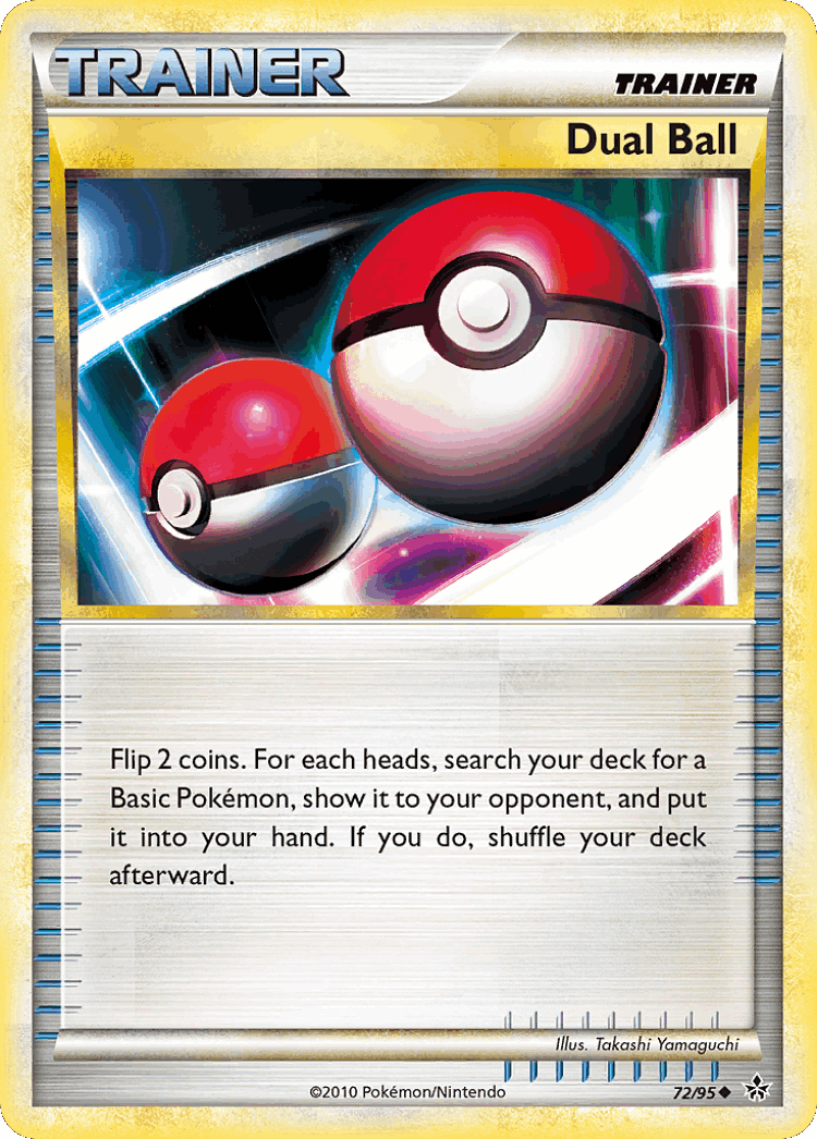 Dual Ball #72 from HS—Unleashed - Uncommon - Illustrated by Takashi Yamaguchi