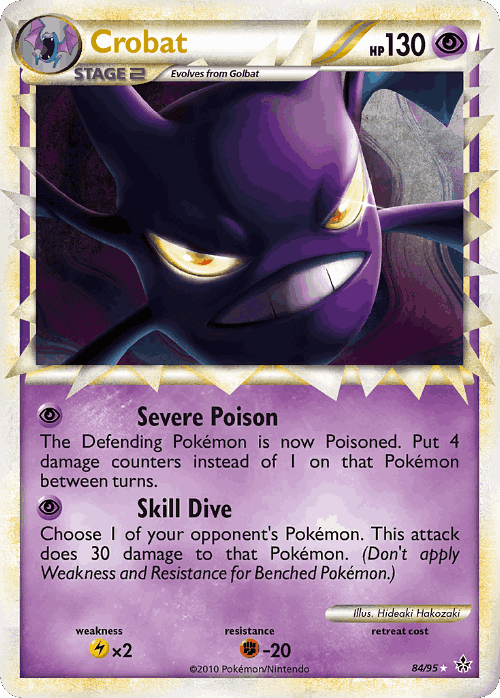 Crobat Pokémon TCG card art