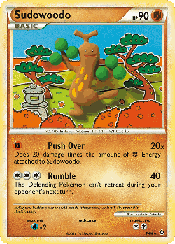 Sudowoodo Pokémon TCG card art