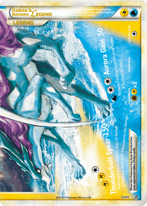 Raikou & Suicune LEGEND 93, HS—Unleashed