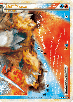 Suicune & Entei LEGEND Pokémon TCG card art