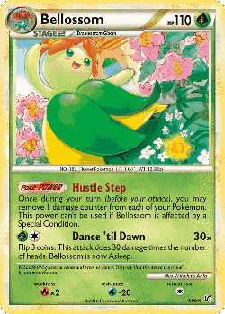 Bellossom Pokémon TCG card art