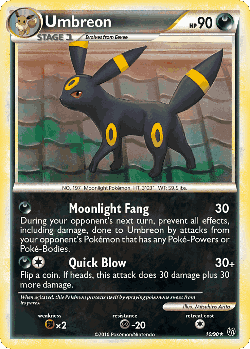 Umbreon Pokémon TCG card art