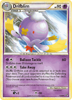 Drifblim Pokémon TCG card art