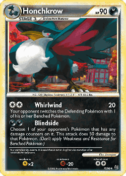 Honchkrow Pokémon TCG card art