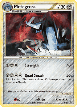 Metagross Pokémon TCG card art